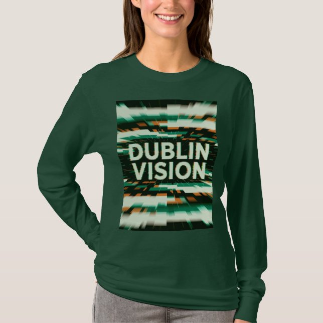 St Patrick Electric Core Fusion Dublin Vision T Shirt (Framsida)