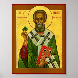 St. Patrick Enlightener från Irland Poster
