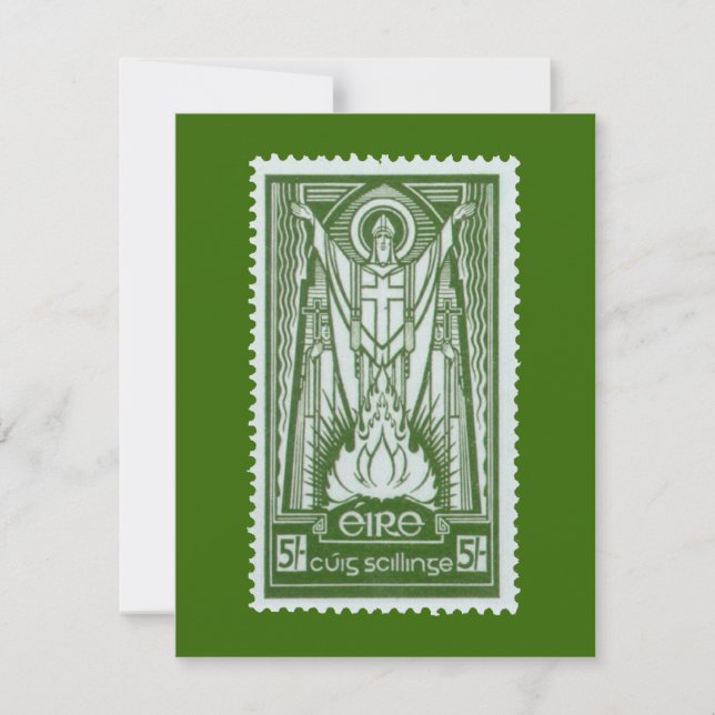 St. Patrick Irish Postage Frimärke (Framsida)