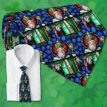 St. Patrick Irish Stached Glass Slips<br><div class="desc">Detta är en vacker nedfläckad glasbild av St. Patrick,  Bishop från Irland. Perfekt till St. Patrick's Day!</div>