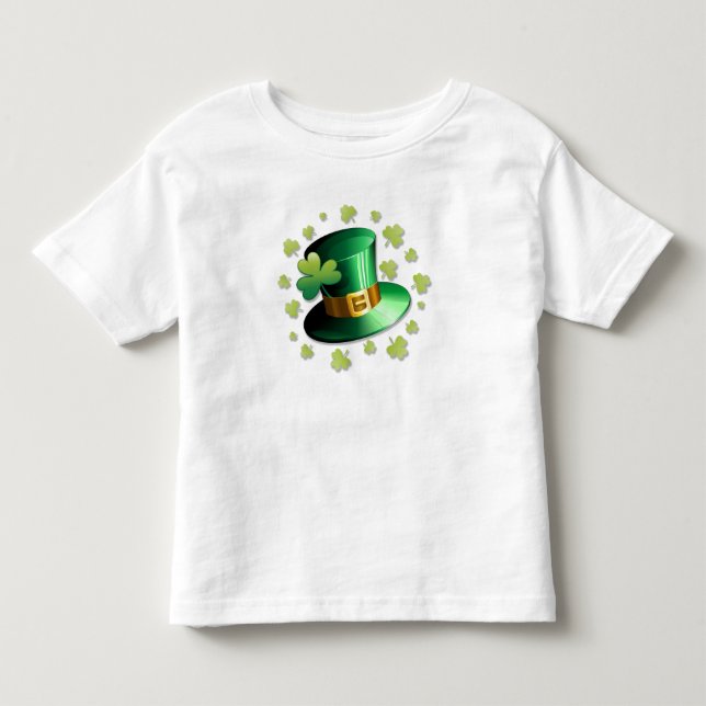 St Patrick irländarehatt och ShamrockT-tröja Tröja (Framsida)