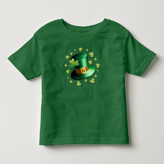 St Patrick irländarehatt och ShamrockT-tröja Tröja (Framsida)