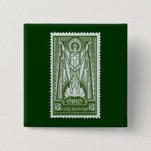 St Patrick irländskt portofrimärke Knapp