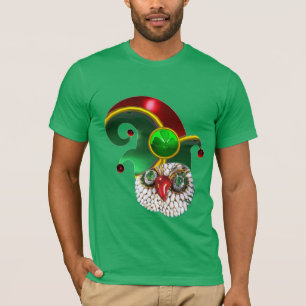 ST PATRICK JEWEL UGGLA OCH ELF HAT MED SHAMROCK T-SHIRT