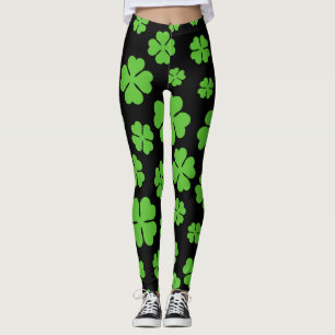 St. Patrick Klöver Mönster Leggings