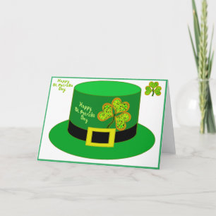 St Patrick Leprechaun Kort Festhatt pdf