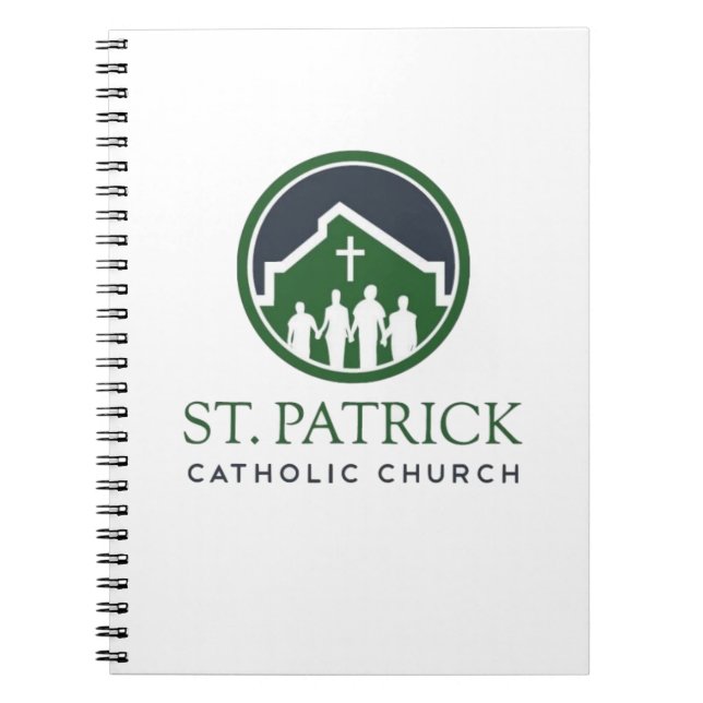 St. Patrick Notebook Anteckningsbok (Framsidan)