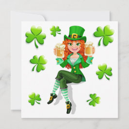 St. Patrick Party-inbjudan Inbjudningar