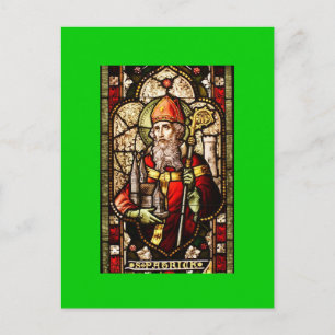 St. Patrick Patron Saint of Ireland Vykort