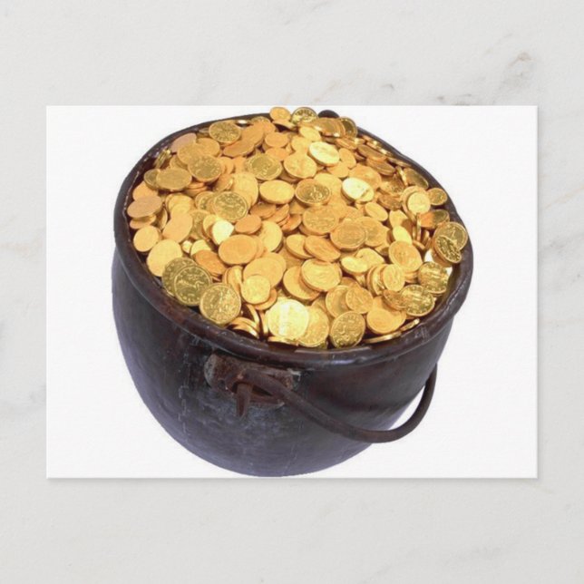St. Patrick&- Pot från Guld Vykort (Framsida)