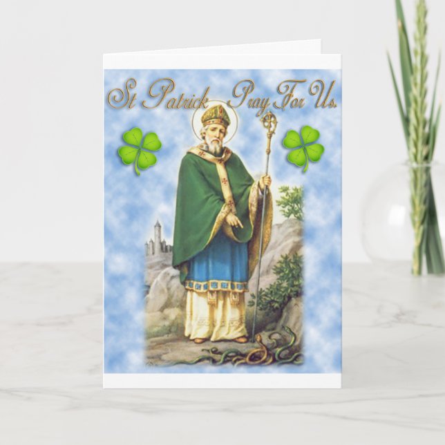 St Patrick Prayer Kort (Framsida)