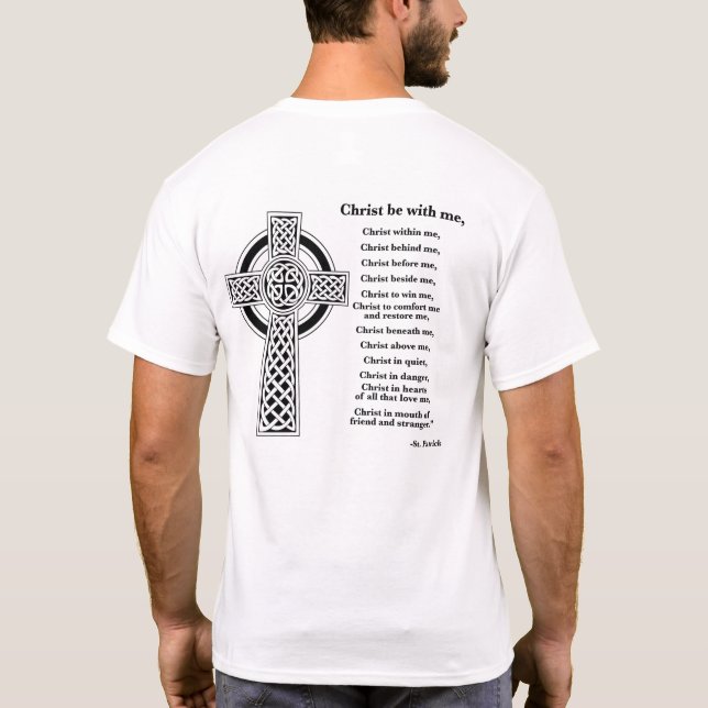 St Patrick Prayer T Shirt (Baksida)