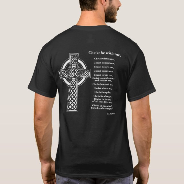 St. Patrick Prayer T Shirt (Baksida)
