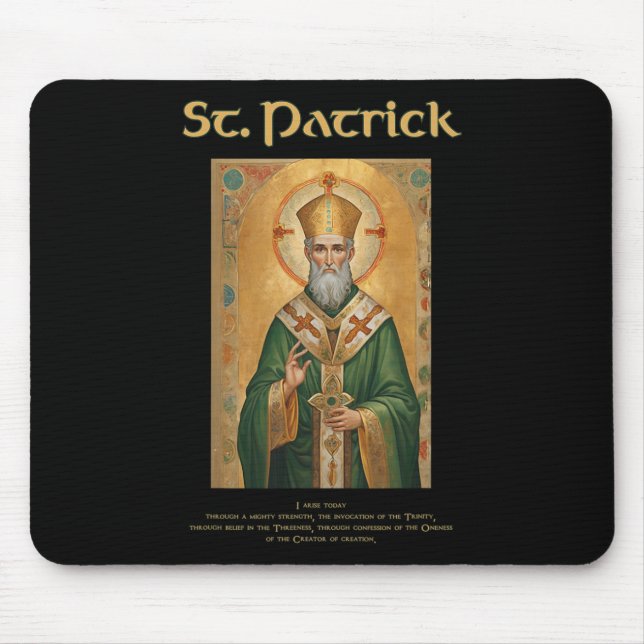 St Patrick romersk-katolsk bön  Musmatta (Framsidan)