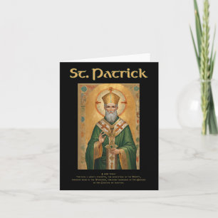 St Patrick romersk-katolskt böner Kort