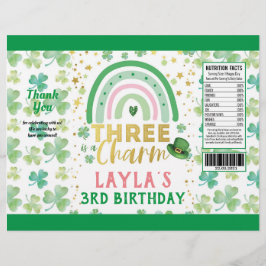 St Patrick Rosa Three är en Charm Chip Bag Wrapper Reklamblad