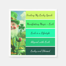 St. Patrick’s Affirmation Napkins Pappersservett