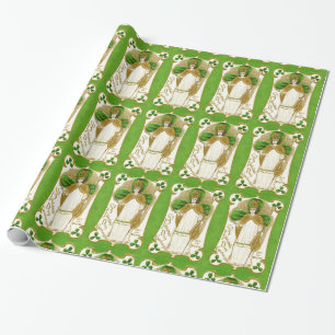 ST.PATRICK:S DAGLIGA GRÖNT-SKAMROCKER OCH TRINITE PRESENTPAPPER
