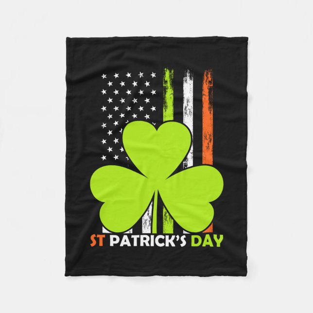 St Patrick S Day Fleecefilt (Framsidan)