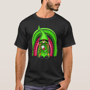 St Patrick S Day Gnome Drink Vin Shamrock Leopard T Shirt