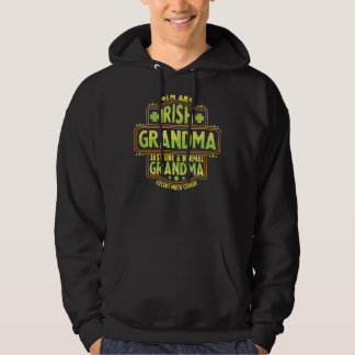 St Patrick S Day I M An Irish Grandma Funny Hoodie