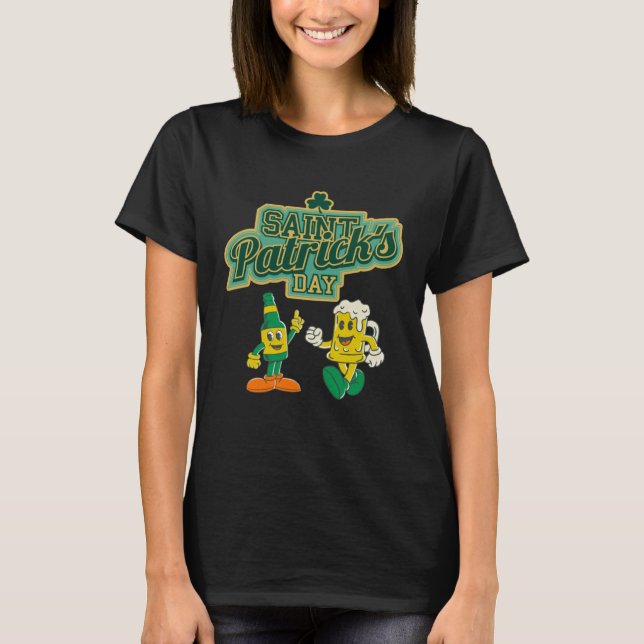 St Patrick s Day Irish American Pride St Paddy L T Shirt (Framsida)