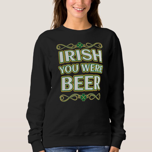 St Patrick S Day Irish du var Beer Shamrock T Shirt (Framsida)