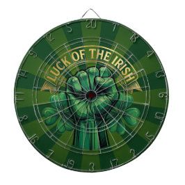 St. Patrick’s Day Luck of the Irish Fist Shamrock Darttavla