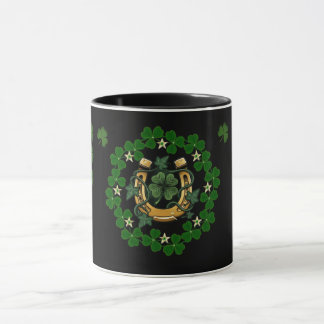 St. Patrick’s Day Lucky Charm Horseshoe Mug  Mugg