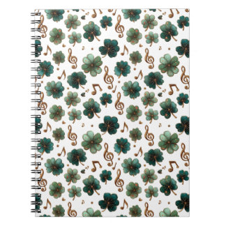 St. Patrick’s Day Musical Shamrock Anteckningsbok