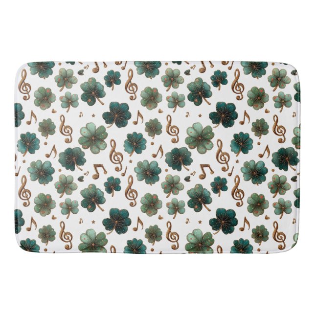 St. Patrick’s Day Musical Shamrock Badrumsmatta (Framsidan)