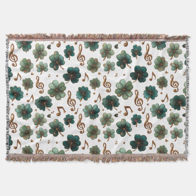 St. Patrick’s Day Musical Shamrock Filt (Framsidan)