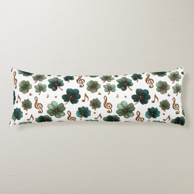 St. Patrick’s Day Musical Shamrock Kroppskudde (Framsidan)