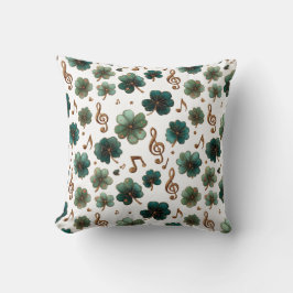 St. Patrick’s Day Musical Shamrock Kudde