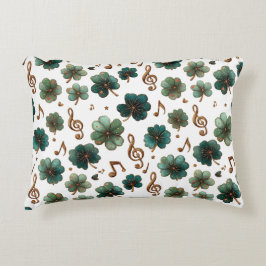 St. Patrick’s Day Musical Shamrock Prydnadskudde