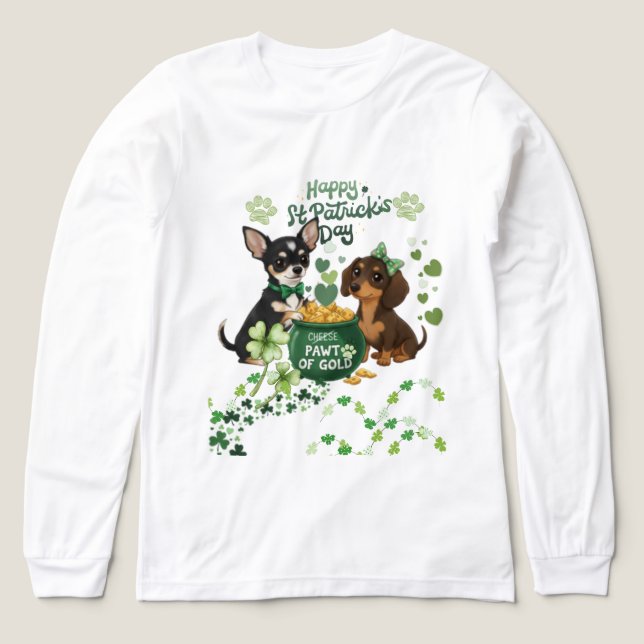 ST patrick,s day "pawt of gold: T-Shirt (Design framsida)