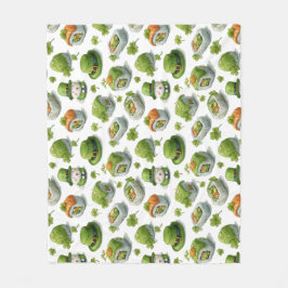 St. Patrick’s Day Sushi Rolls & Shamrock Fleecefilt
