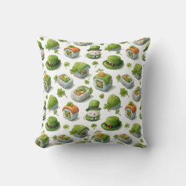 St. Patrick’s Day Sushi Rolls & Shamrock Kudde