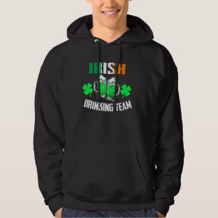 St Patrick S Irish Beer Drinking Team Ireland Flag Hoodie