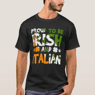 St Patrick s Paddys Day irländska italienska gröna T Shirt