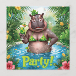 St. Patrick’s Tropical Pool Party Invitation  Inbjudningar