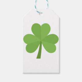 St. Patrick Shamrock Irish Ireland Klöver Mönster Presentetikett