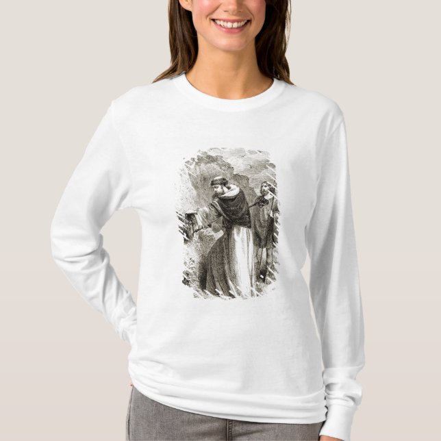 St Patrick som markerar Connals, skyddar med kor T Shirt (Framsida)