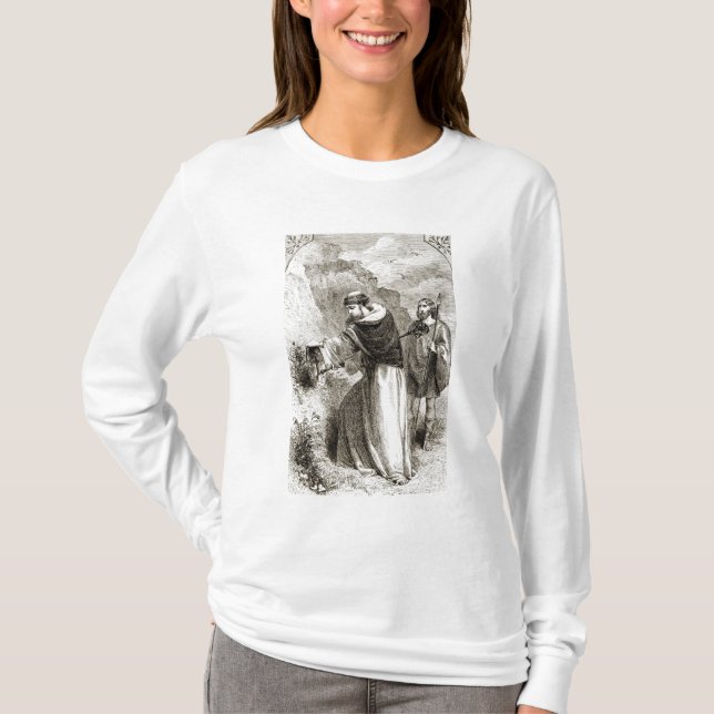 St Patrick som markerar Connals, skyddar med kor Tee Shirt (Framsida)