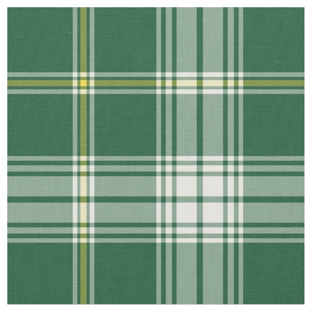 St Patrick Tartan Tyg (Närbild)