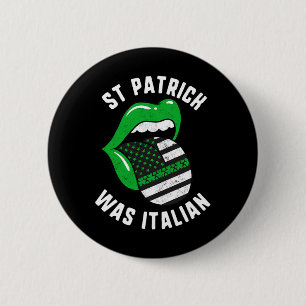 St Patrick var den italienska Grönten Läppar USA f Knapp