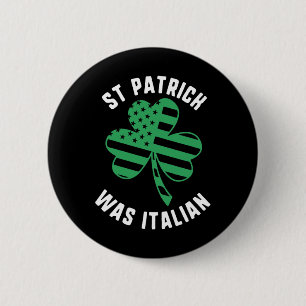 St Patrick var den italienska Shamrock-dagen i USA Knapp
