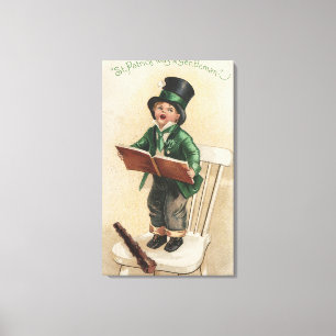 St Patrick var en gentleman Canvastryck