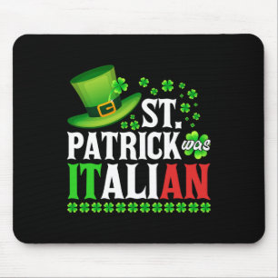 St Patrick var italiensk St patrick's day Hat Klöv Musmatta