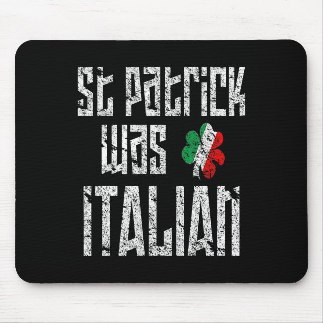 St. Patrick var italienska St. Patricks Day Distre Musmatta (Framsidan)